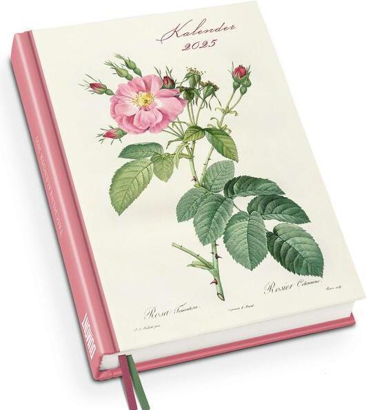Produktbild Redoutés Rosen Taschenkalender 2025 - Terminplaner mit Wochenkalendarium - Format 11,3 x 16,3 cm (Deutsch)