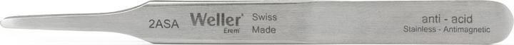 Produktbild Weller Erem Erem Edelstahl Pinzette Säurebeständig, Spitze Gerade, Flach Gerundet, 120 mm