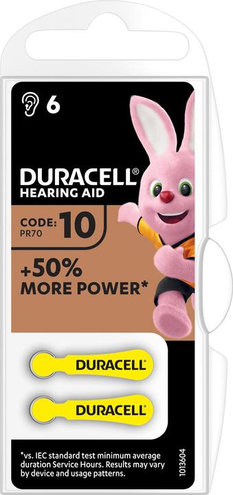 Duracell Electronics Easy Tab (6 Stk., PR70, 90 mAh)