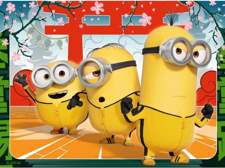 Actual product image Ravensburger Puzzle 4 in a box - Minions (24 pieces)