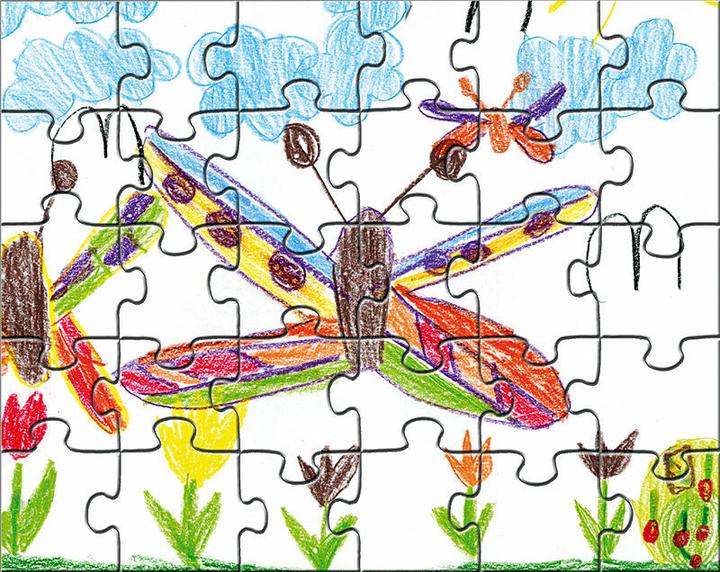 Produktbild Blanko-Puzzle A5 (24 Teile)