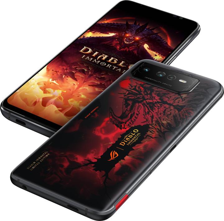 Produktbild ASUS ROG Phone 6 Diablo Immortal Edition (512 GB, Diablo Immortal Edition, 6.78", Dual SIM, 50 Mpx, 5G)