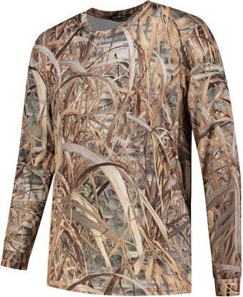 Stealth Gear T-Shirt Langarm Camo Schilf Print Grösse XL (XL)