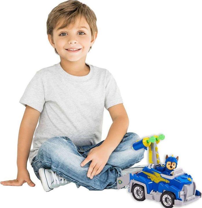 Actual product image Spin Master PAW Patrol Rescue Knights Chase transformable toy car with action figure to collect