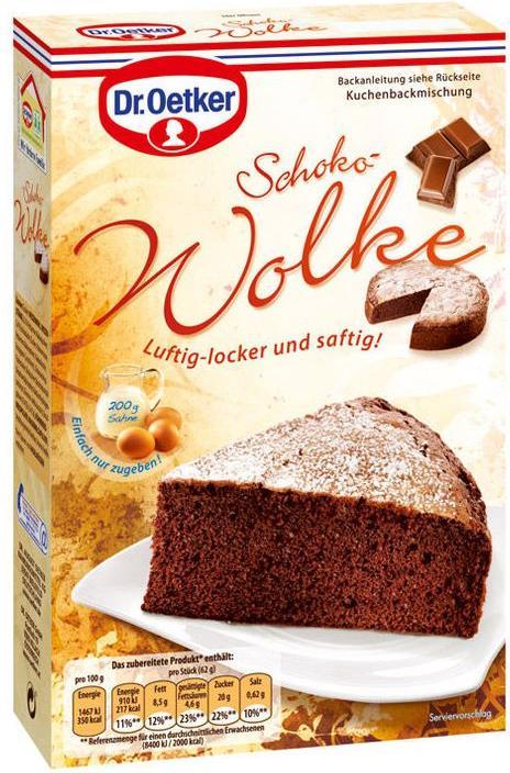 Dr. Oetker Gâteau nuage de chocolat (455 g)