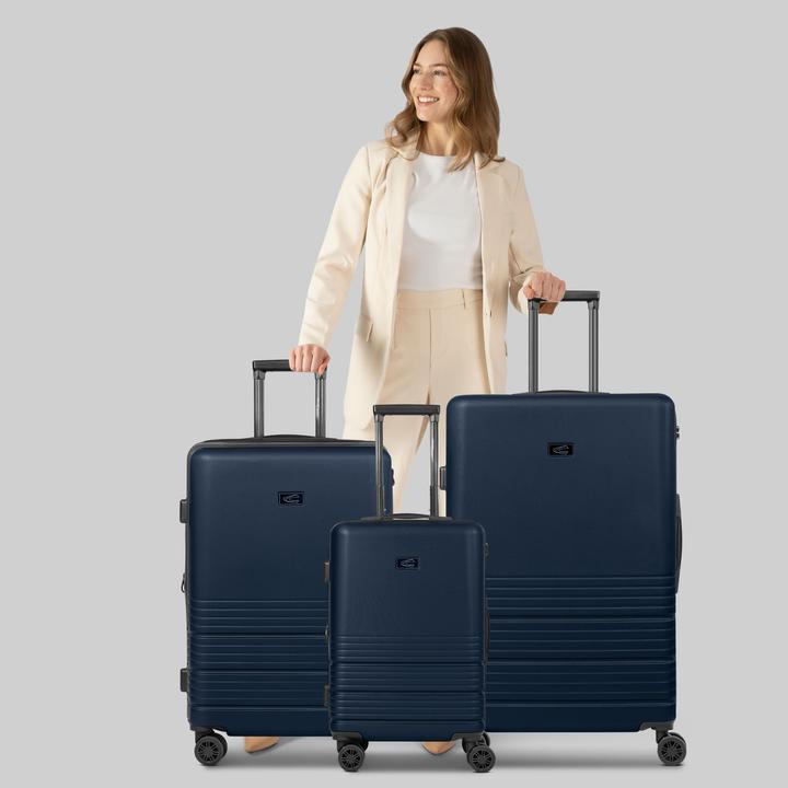 Produktbild Camel Active Hanoi 4 Rollen Kofferset 3-teilig mit Dehnfalte (202 l, XL (ab 115l))