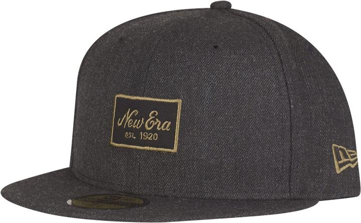 New Era 59Fifty Fitted Cap - HEATHER SCRIPT schwarz - 7 1/8 (7 1/8)