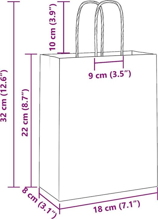 Actual product image VidaXL Marijo (Gift bag, 250 x)