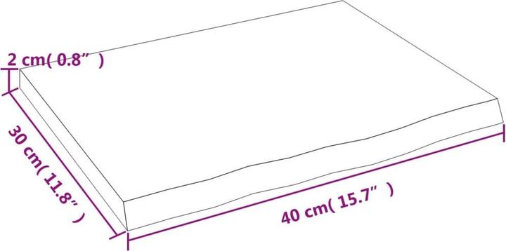 Produktbild VidaXL Emerald (40 x 30 x 2 cm)