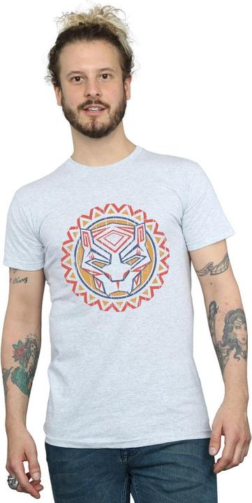 Image du produit Mens Black Panther Tribal Panther Icon T-Shirt (XXL)