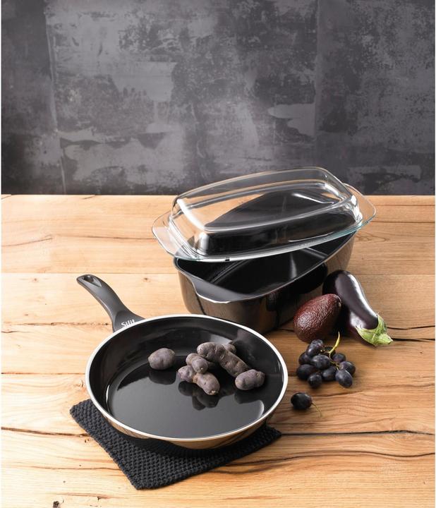 Produktbild Silit Antihaft Pfanne Bratpfanne hoch 20cm Professionell Induktion Silargan (20 cm, Bratpfanne, Keramik)