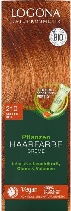 Actual product image Logona Plant cream (210 copper red)