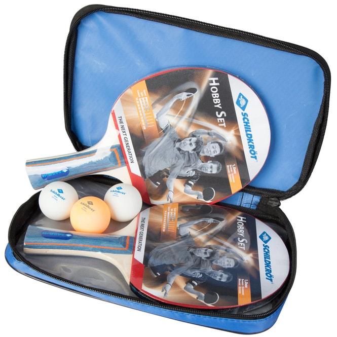 Produktbild Schildkröt Donic-Schildkröt 788602 - Tischtennis Set Hobby für 2 Spieler, 2 Schläger, 3 Bälle, Tasche