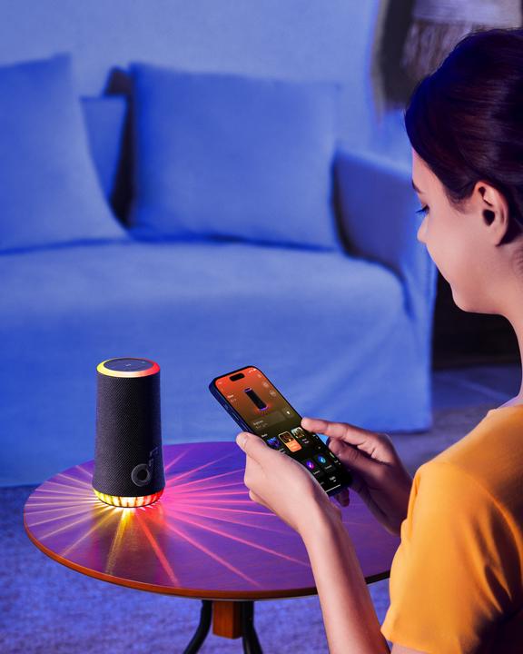 Produktbild soundcore Głośnik Glow Czarny (18 h, Stromversorgung über USB)