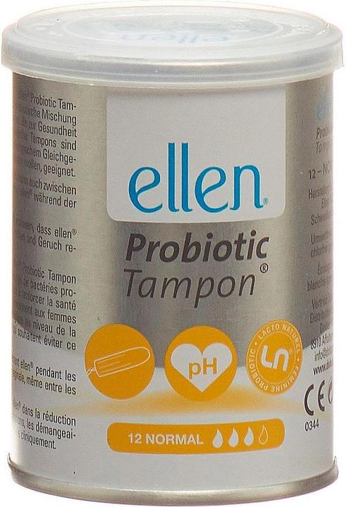 Produktbild Ellen normal Probiotic Tampon (neu) (12 x, Normal)