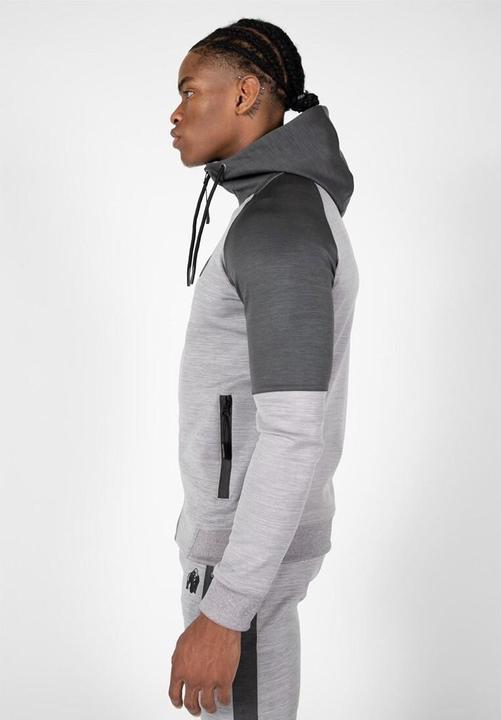 Immagine prodotto Gorilla Wear Giacca da ginnastica Sullivan Grigio (XXL)