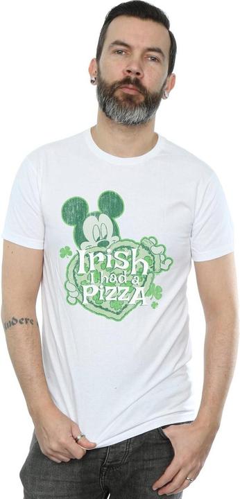 Produktbild Disney Mickey Mouse Shamrock Pizza TShirt (L)