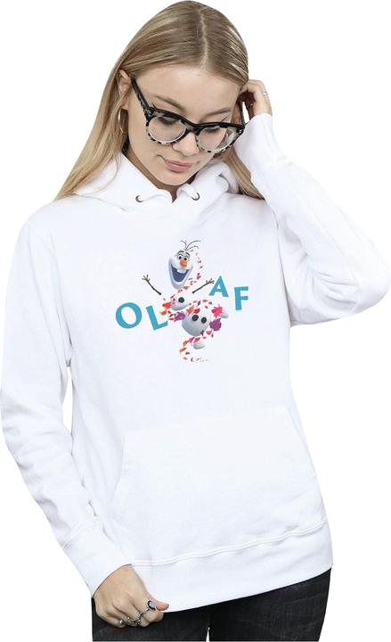 Actual product image Disney Womens/Ladies Frozen 2 Olaf Leaf Jump Hoodie (S)