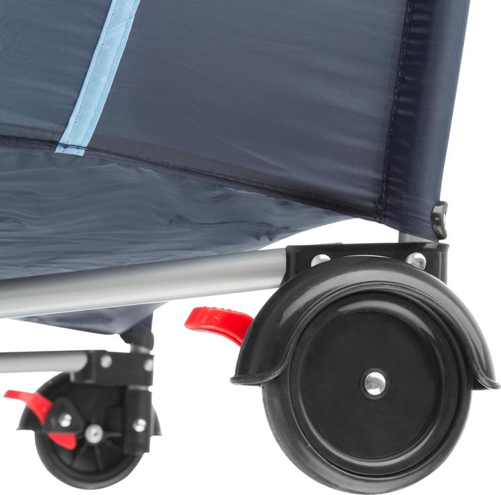 Produktbild tectake Kinderreisebett Hund mit Wickelauflage und Transporttasche