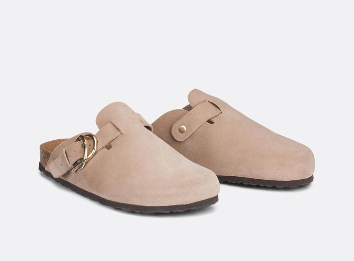 Produktbild La Redoute Collections Pantoletten aus Veloursleder (38)