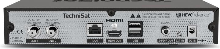 Actual product image TechniSat Technibox UHD S international UHD Sat-Receiver mit TwinTuner (Twin DVB-S2, CI+ slot)