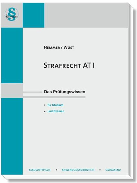 Actual product image Strafrecht AT (German, Achim Wüst, Bernd Berberich, Karl Edmund Hemmer, 2023)