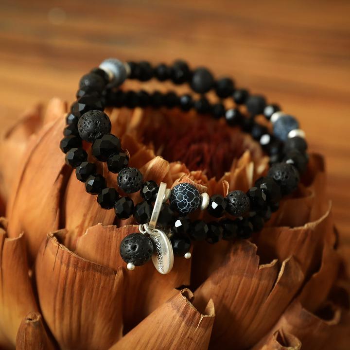 Produktbild Andreani Armband mit echtem Amazonite (80 cm, Steine, Nude, Glas, Braun, Metall)