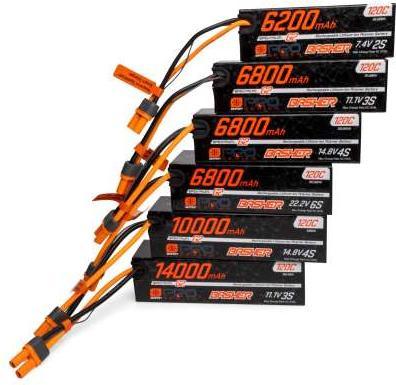 Produktbild 14.8V 10000mAh 4S 120C Smart G2 Pro Basher LiPo: IC5 (14.80 V, 10000 mAh)