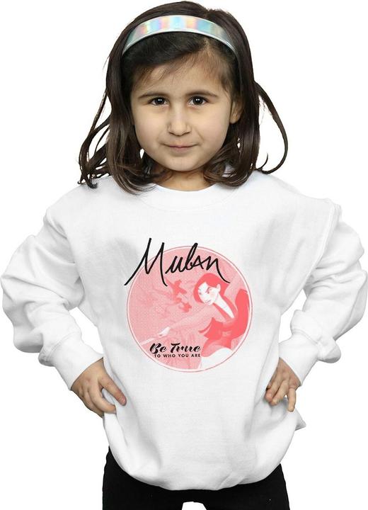 Actual product image Disney Girls Mulan Be True Sweatshirt (152, 158)