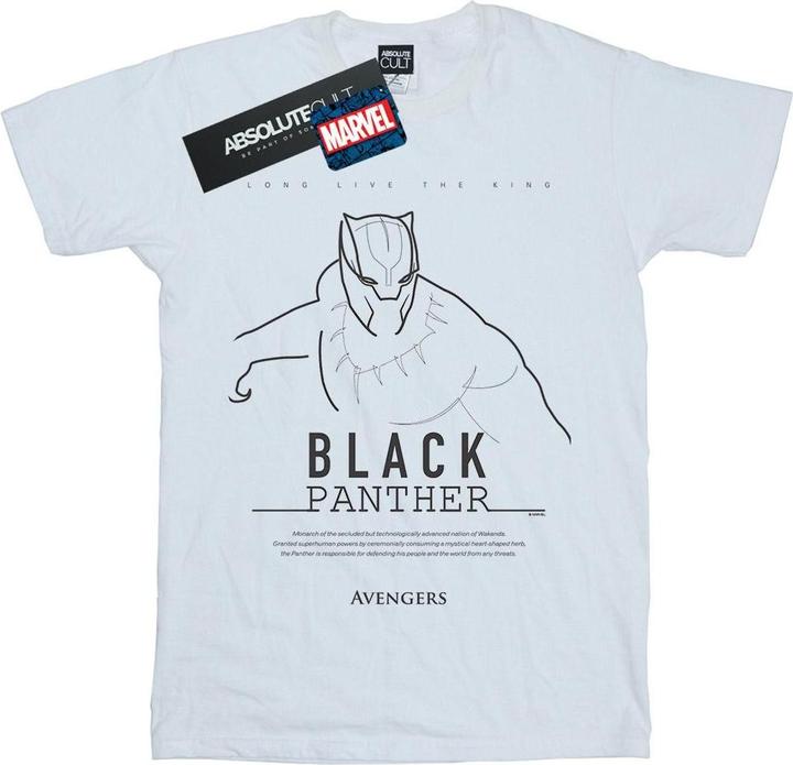 Immagine prodotto Black Panther Long Live The King Maglietta Uomo (M)