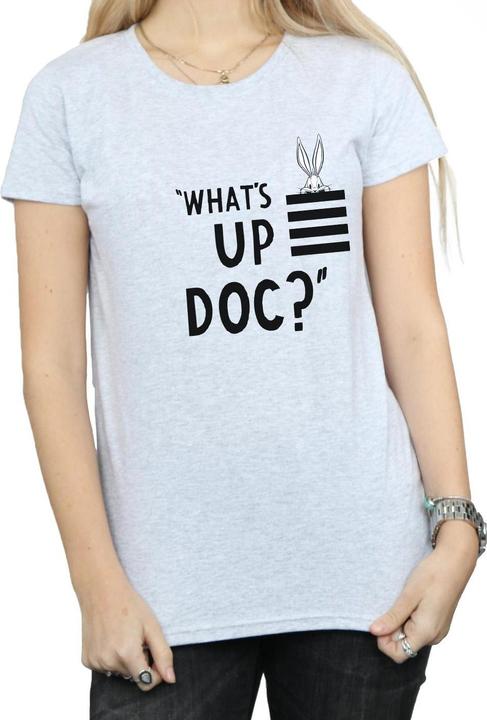 Immagine prodotto Looney Tunes Bugs Bunny What's Up Doc Stripes Maglietta Donna (XL)