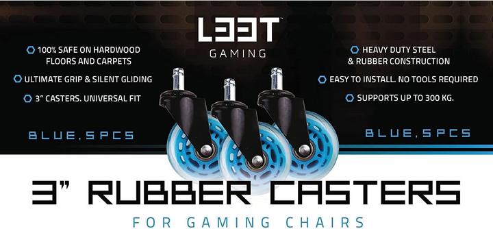 Produktbild L33T Rollen für Gaming-Stühle