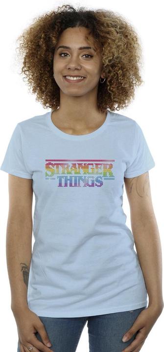 Produktbild Netflix Stranger Things Rainbow Dot Logo TShirt (M)