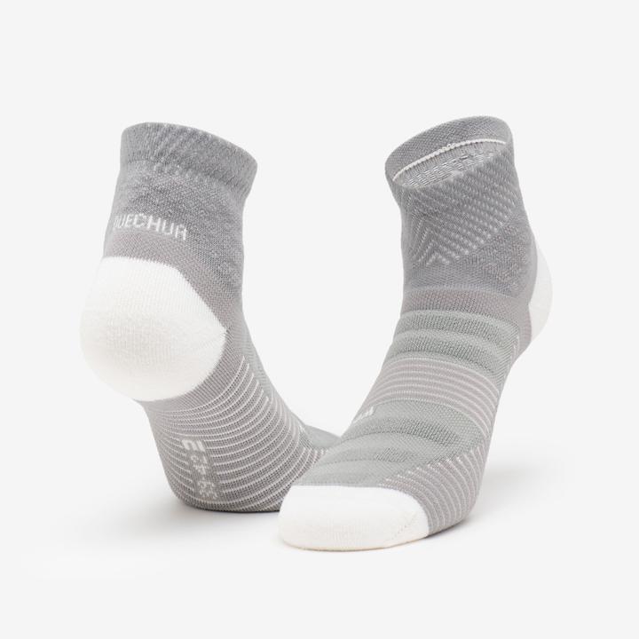 Produktbild Quechua Wandersocken halbhoch 2 Paar - Hike 900 grau (39, 42)