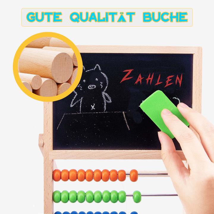 Immagine prodotto Activity Board Abaco con regolo calcolatore per la scuola primaria, abaco calcolatore per bambini con cornice per