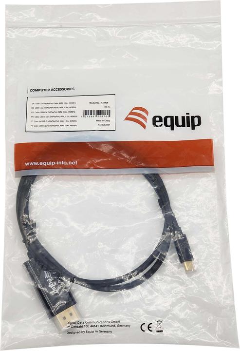 Actual product image equip DisplayPort – USB C (1 m, DisplayPort)