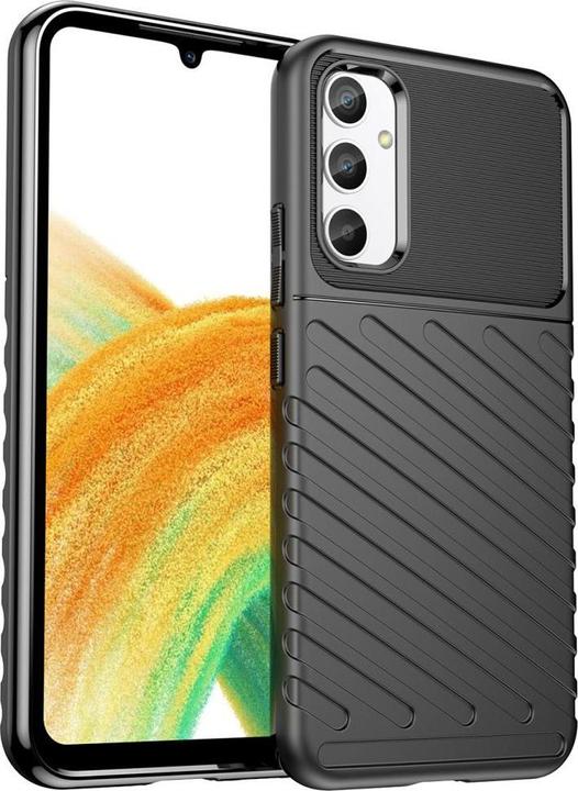 Image du produit Hurtel Thunder Case Housse pour Samsung Galaxy A34 5G Housse silicone blindée noire (Samsung Galaxy A34 5G)