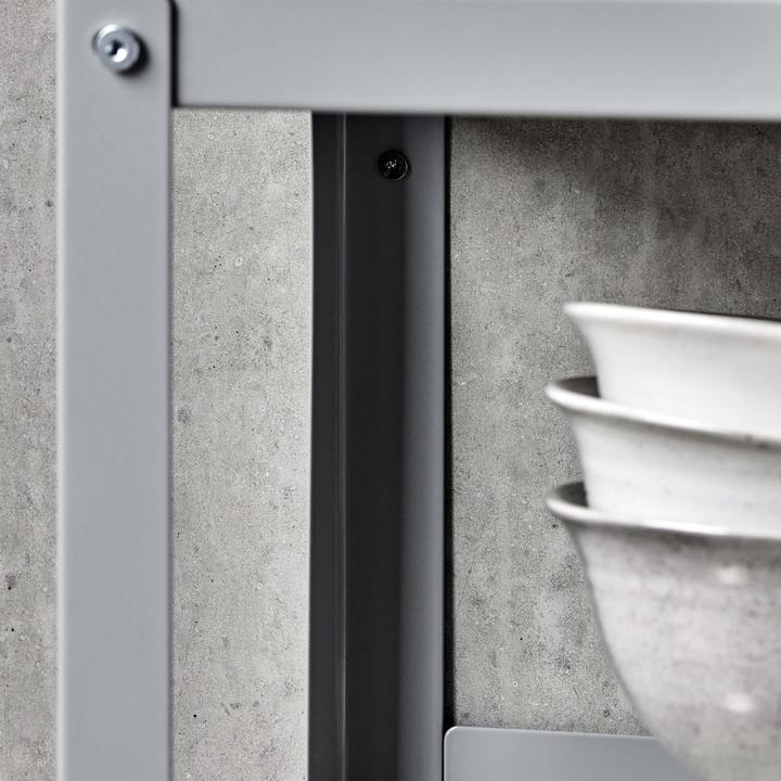 Actual product image House Doctor Shelf, HDUse, light grey (80 x 22 x 128 cm)