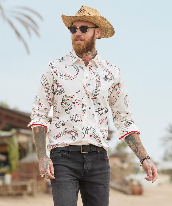 Produktbild Joe Browns Music Note Print Long Sleeve Shirt (XXL)