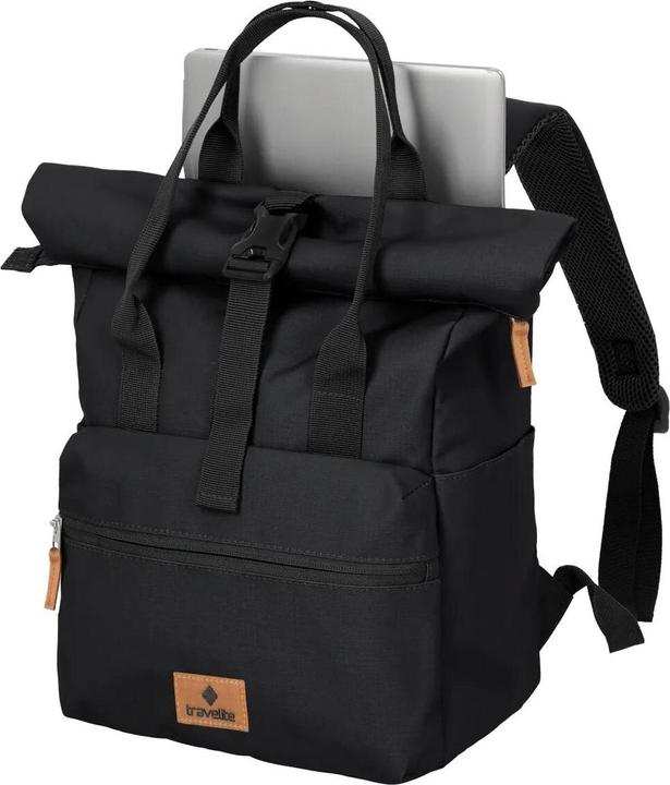 Actual product image Travelite Basics Short Handle Rollup 11 l, Schwarz (11 l)