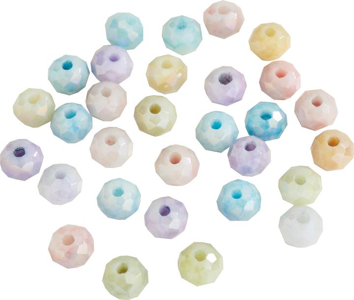 Produktbild Pracht Glasschliffperlen 6 mm, 30 Stück