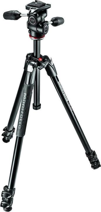 Manfrotto 290 Xtra 3 Sektionen mit 3-Wege-Neiger (Metall)