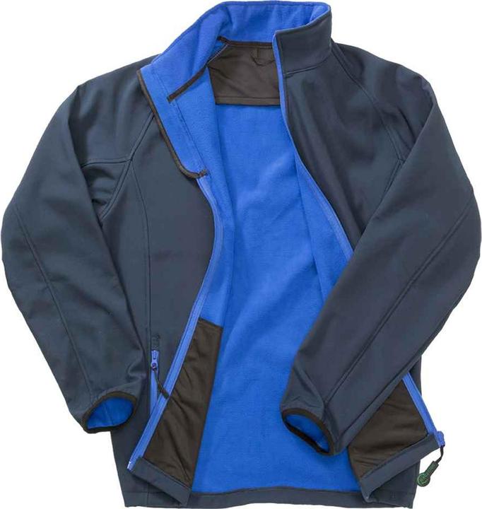 Actual product image Result Clothing Mens Printable Soft Shell Jacket (M)