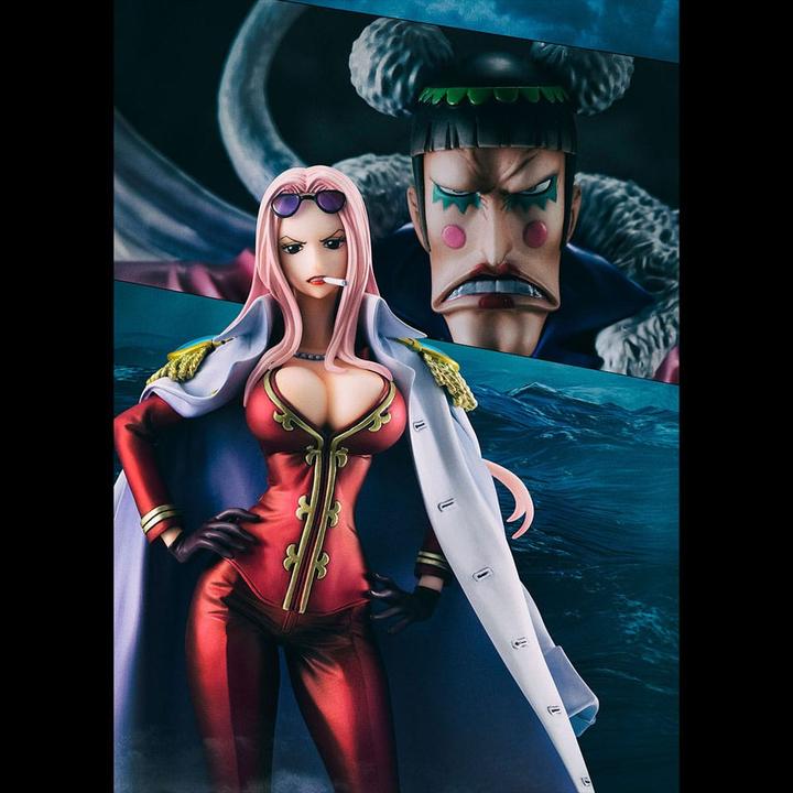 Actual product image Megahouse One Piece statuette PVC P.O.P. Black Cage Hina Limited Edition 23 cm