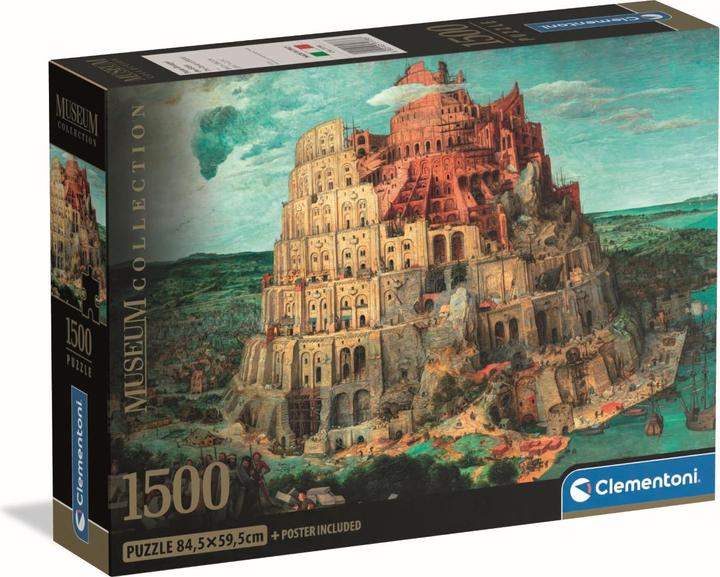 Produktbild Clementoni Puzzle 1500 Museum Bruegel, The Tower Of Babel