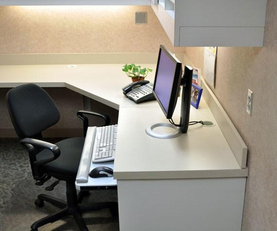 Actual product image Ergotron Neo-Flex monitor stand with patented CF technology (Table, 24")