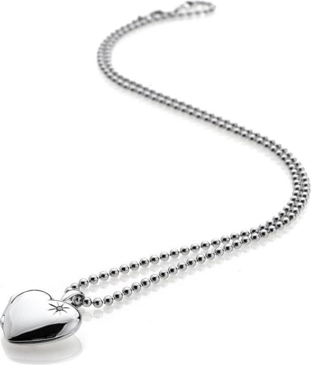 Immagine prodotto Hot Diamonds medaglione dei ricordi del cuore (Argento 925, 45 cm)