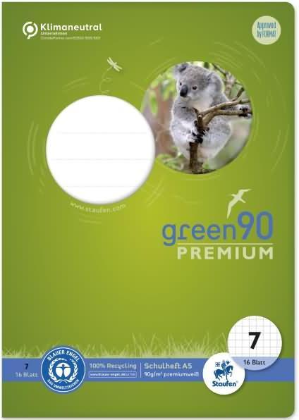 Immagine prodotto Staufen Quaderno LIN7 A5 16 fogli 7mm a scacchiera (A5, Quadretti, Copertina rigida)