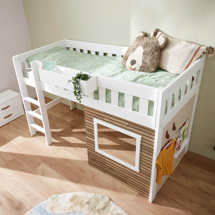Image du produit Lifetime Kidsrooms Edition limitée Lit d'enfant mi-hauteur 2023 + caisse de suspension