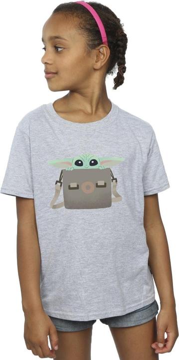 Image du produit Star Wars - T-shirt THE MANDALORIAN GROGU LUGGAGE - Fille (116)